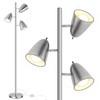 QiMH Tree Floor Lamp with 3 Light Bulbs, Standing Tall