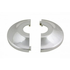 Retrofit One Piece Fire Sprinkler Escutcheon Plastic (White)