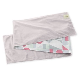 Elecom HCC-T21PN Cool Towel, Cool Touch, Heat Prevention Goods, Ice Coordination, Sky Gray x Hot Pink