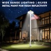 PPQ Solar Flag Pole Light, High-Lumen 25 LED Flag Pole
