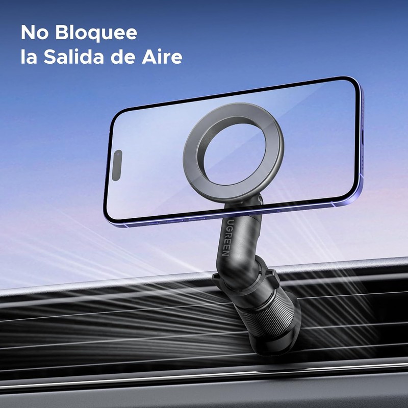 UGREEN Soporte MagSafe para Celular Automóvil, Porta Auto Magnético