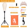 PWEOUKE 23 Inch Wig Stand Tripod with Head Set for