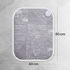 EcoSapiens Grey Electric Heating Pad 40 x 50 cm, 100%