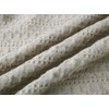 Coastline 100% Cotton Waffle Weave Blanket Throw with Fringe,Pre-Washed Soft