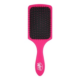 Wet Brush Paddle Detangler Hair Brush, Pink, Ultra-Soft IntelliFlex Bristles with AquaVent Design, Great For Treatment & Mask Application, Women, Men, Wet, Dry and Damaged Hair