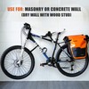 Ibera Horizontal Wall Mount Hanger, Indoor Bicycle Hook Holder Storage