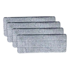 generic Repuesto De 4 Almohadillas Para Trapeador De Microfibra