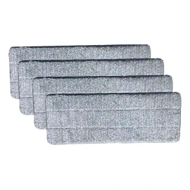generic Repuesto De 4 Almohadillas Para Trapeador De Microfibra