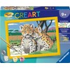 Ravensburger Paint by Numbers 28465 Dolphin, Small leopards, -