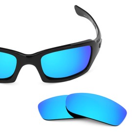 Revant Replacement Lenses Compatible With Oakley Fives Squared, Polarized, Ice Blue MirrorShield
