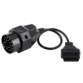 OBD2 Adapter Scanner Kabelstecker, Rund Diagnose OBD II Adapter - 20 Pin auf 16 Pin - für E36 E38 E39 E46 E53 X5 Z3
