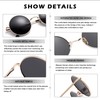 Pro Acme Retro Small Round Polarised Sunglasses for Men Women,