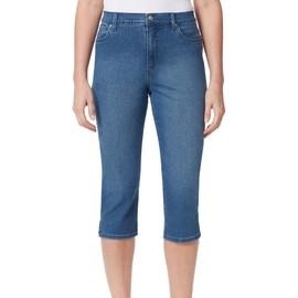 Gloria Vanderbilt Women's Petite Amanda Capri Jean, Frisco-Rivets, 16 Short