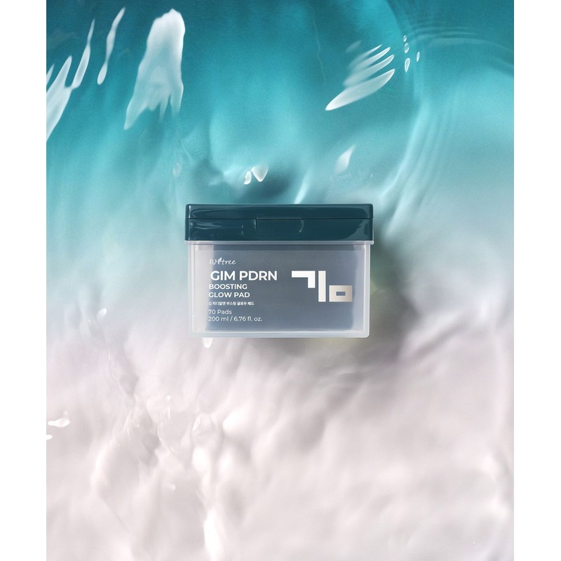 Isntree Kim PDRN Boosting Glow Pad 70 Sheets (Gift: Plum
