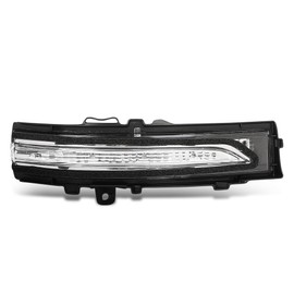 PIT66 LED Mirror Turn Signal Light Side Marker Light Passenger Right Side Compatible with Ford Edge SEL/Titanium/Plus Sport Utility 4-Door 3.5L/2.0L 2015-2021 FT4Z13B375A Clear Lens