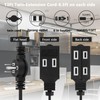 Twin Extension Cord Power Strip 13Ft, Double Extension Cord Splitter