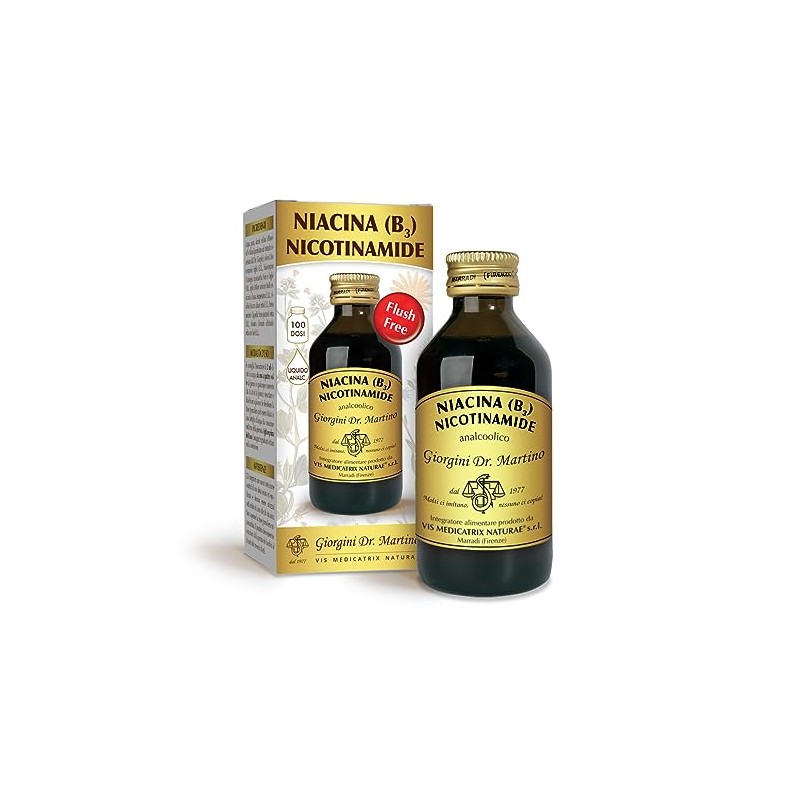 Dr Giorgini NIACINA (B3) NICOTINAMIDE - 100 ml (integratore di