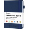 JUBTIC Password Keeper Book with Alphabetical Tabs. Medium Size Password