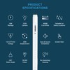 PARMIDA 20-Pack LED T8 Hybrid Type A+B Light Tube, 4FT,