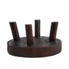 Develoo Wood Plant Riser Stands,Mini Round Stool Bonsai Holder Potted