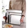 HYTK Small Cookie Baking Sheet Pans Stainless Steel 304 Tiny