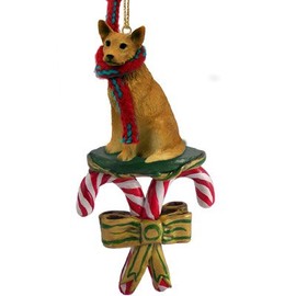 Australian Cattle Dog RED HEELER CANDY CANE Christmas Ornament NEW DCC87A