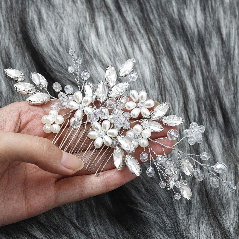 Unicra - Peine para el pelo de novia, diseño de