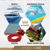 ATERET Twisted 3-Strand Red Polypropylene Rope Monofilament I 3/8" x