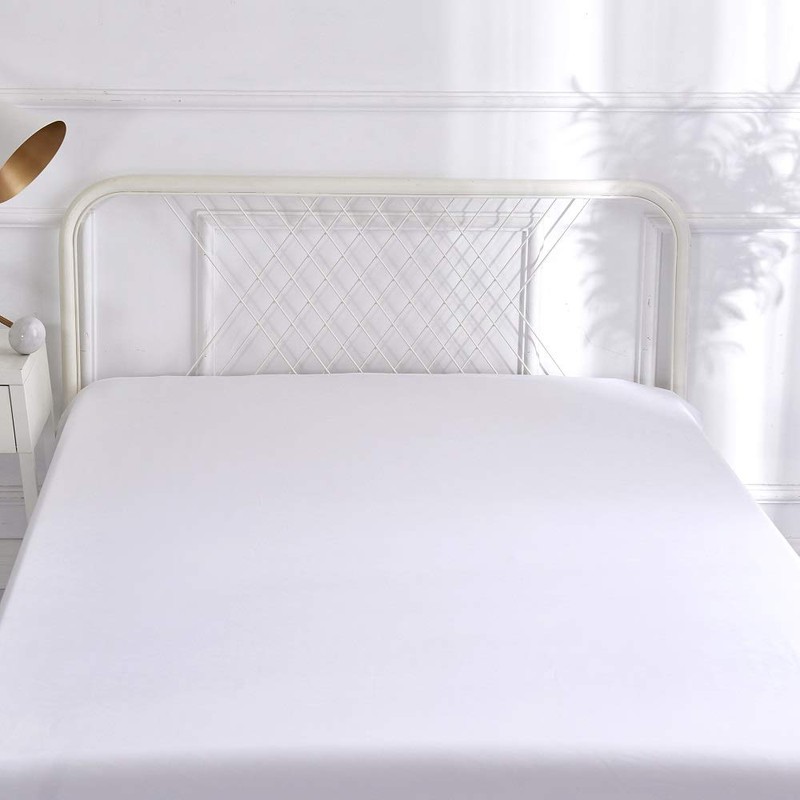 Bed Sheet Flat Sheet Single White (150cm x 250cm) Commercial