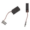 vhbw 2 x Carbon Brush Motor Carbon Abrasive Carbon 6.3