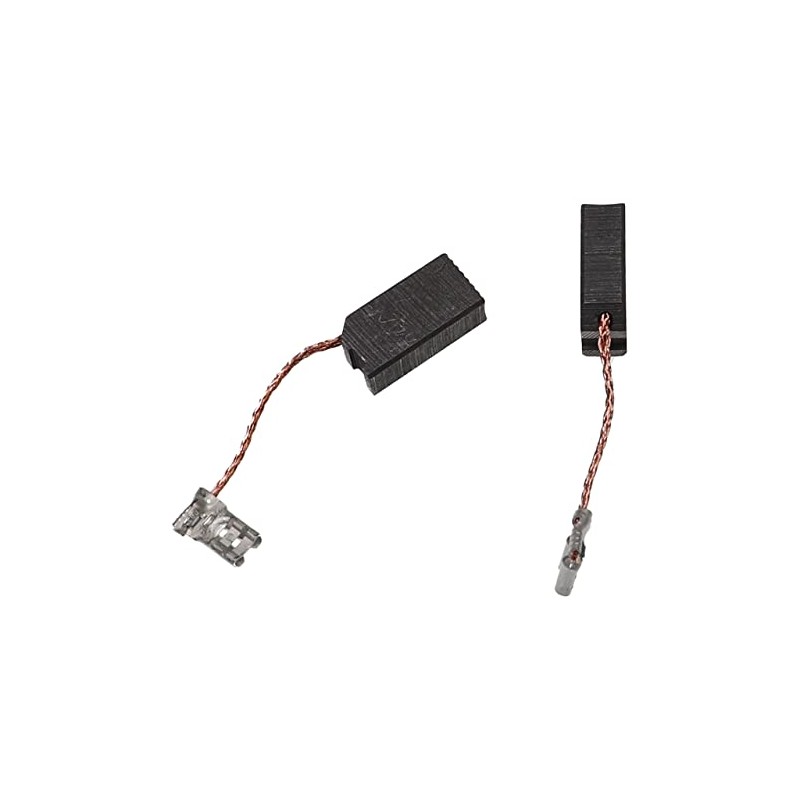 vhbw 2 x Carbon Brush Motor Carbon Abrasive Carbon 6.3