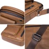 Leather Shoulder Crossbody Bag for Men Business Messenger Briefcase Handbag