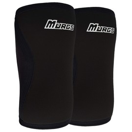 Murgs V2 7mm Weightlifting Knee Sleeves Pair for Functional Fitness, Cross Training, Olympic Lifting, Weight Lifting and Powerlifting - Heavy Duty Neoprene Design for Men & Women - Unisex (S)