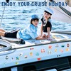 27PCS Cruise Door Decorations Magnetic, Cute Nautical Cruise Door Magnets
