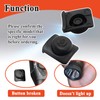 Gugaguga 2Pcs 757016 LED Flashlight Switch Button Boot Replacement