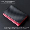 Marge x Diablo MGD-1943 Men's Carbon Leather Bifold Thin Pass