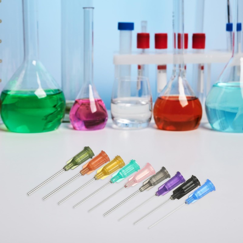 PATIKIL 24Ga Dispensing Needles, 52PCS 1 Inch Industrial Blunt Tip