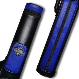 BY SPORTS 2x2 Hard cue case Oval Pool Cue Billiard Stick Carrying Case