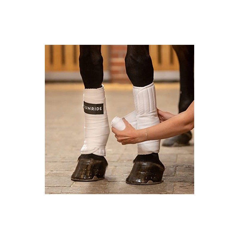 Sunride Bandaging Pads with Velcro for Horses to Protect Against