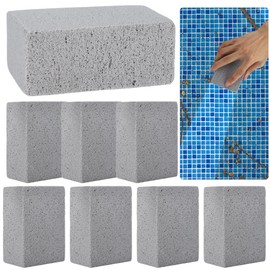 8 PCS Pool Pumice Stone Pool Cleaning Pumice Block Swimming Pumice Pool Tile Stone for Swimming Pools Spa Tile Grout Concrete Cleaning