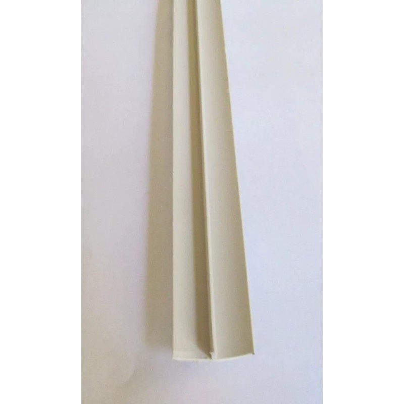 PHC LPC 4" Sample IVORY Rigid Plastic 1" Ceiling Sidewall
