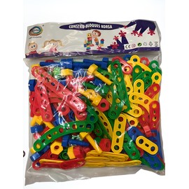 TC8019 Mecano Tornillo, Barras Planas y Curvas| Juego Educativo| Juego de ensamble| Juegos de construcción| Regalos para niños y niñas| Crear| Construir| Formar