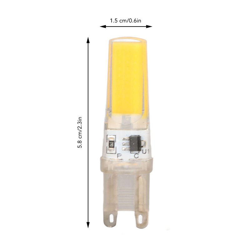 6pcs G9 LED Light Bulb COB Dimmable Professional G9 LED