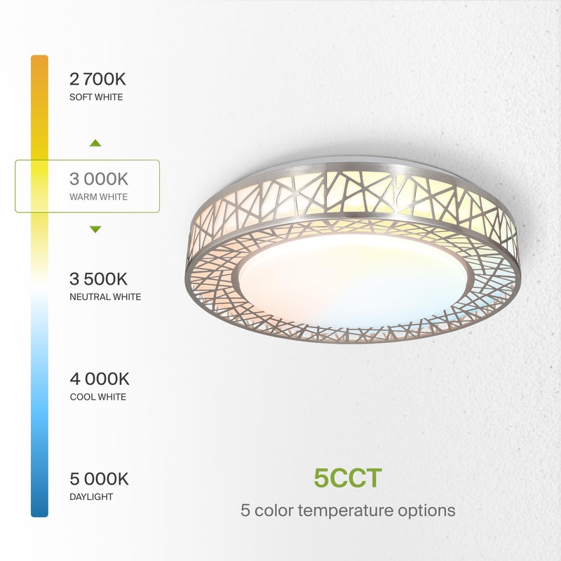 ASD 16 Inch LED Flush Mount Ceiling Light - Modern