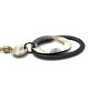 Fragrant Day Necklace, Natural Material, Buffalo Horn, Oval Leather, KN48023,