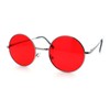 SA106 Summer Color Gradient Lens Circle Lens Round Hippie Sunglasses