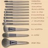 BANFI Makeup Brush Set with Square Stand Case, 12 Pieces,