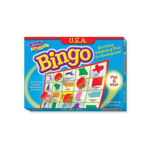 Trend U. S. A. Bingo Game