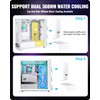 Segotep T3 White Mid-Tower ATX Gaming PC Case, Support Top