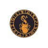 Uijokdef 1 PCS Constellation Embroidered Iron-On Patch, Black and Gold,